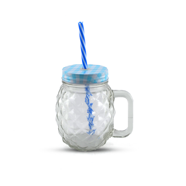 Pineapple Mason Jar Mug 450ml