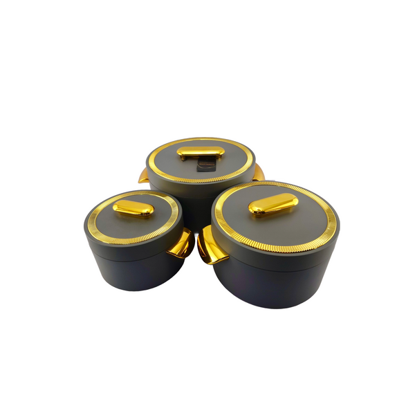 Maxima Hotpot Casserole Grey | Set of 3