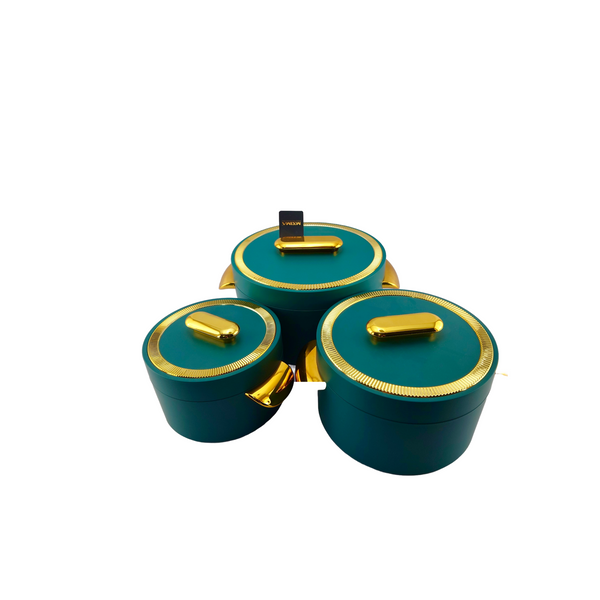 Maxima Hotpot Casserole Green | Set of 3
