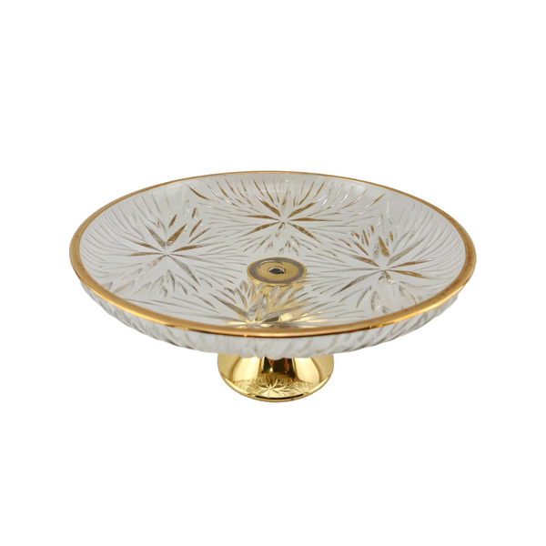 Victorian Style Glass Dessert Centerpiece