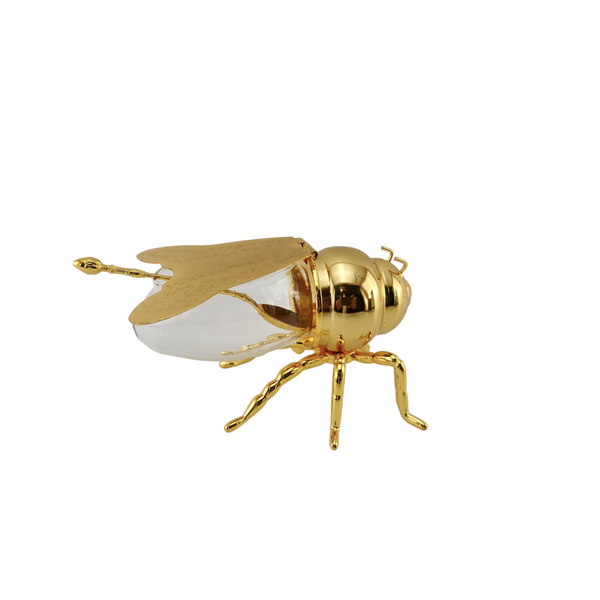 Honeybee Sugarpot | Golden