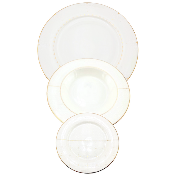 Johanson Bros Plate Set - English 1883 | 18 pc