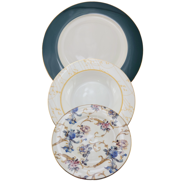Johanson Bros Plate Set - English 1883 | 18 pc
