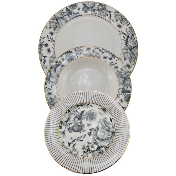 Johanson Bros Plate Set - English 1883 | 18 pc