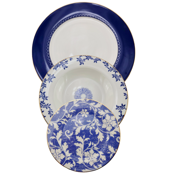 Johanson Bros Plate Set - English 1883 | 18 pc