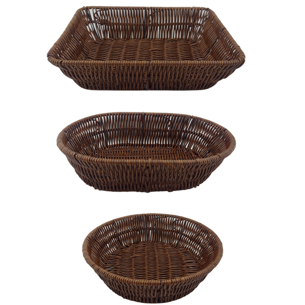 Woven Serving Basket | Round, Oval & Rectangle