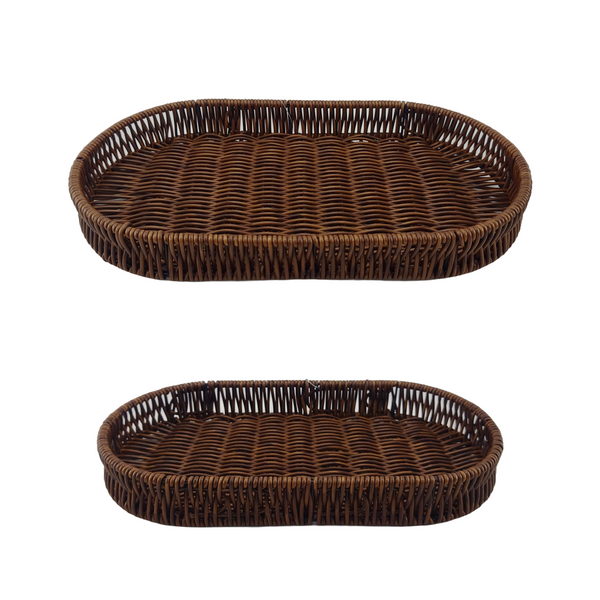 Oval Woven Trays | 2 Sizes