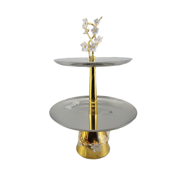 Two-Tier Serving Stand | Round