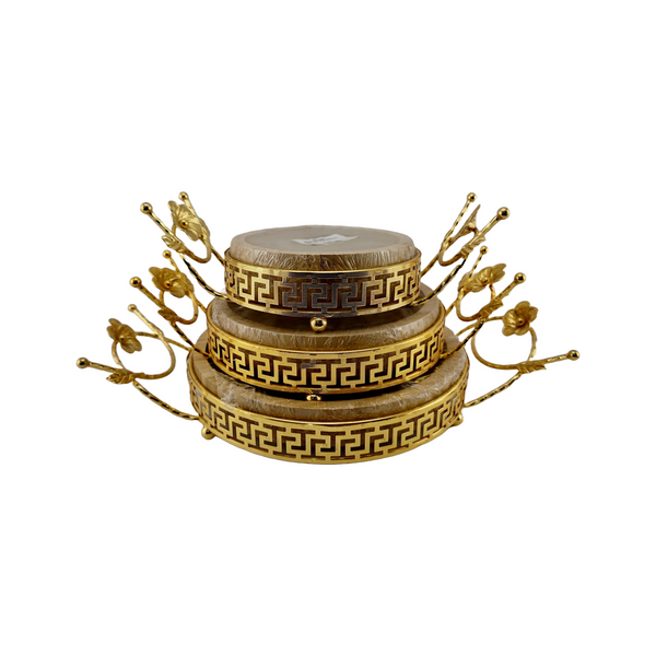 Antique Salad Bowl Set | 3 Piece