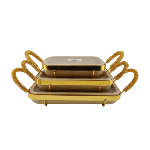 Unique Salad Bowl Set | 3 Piece